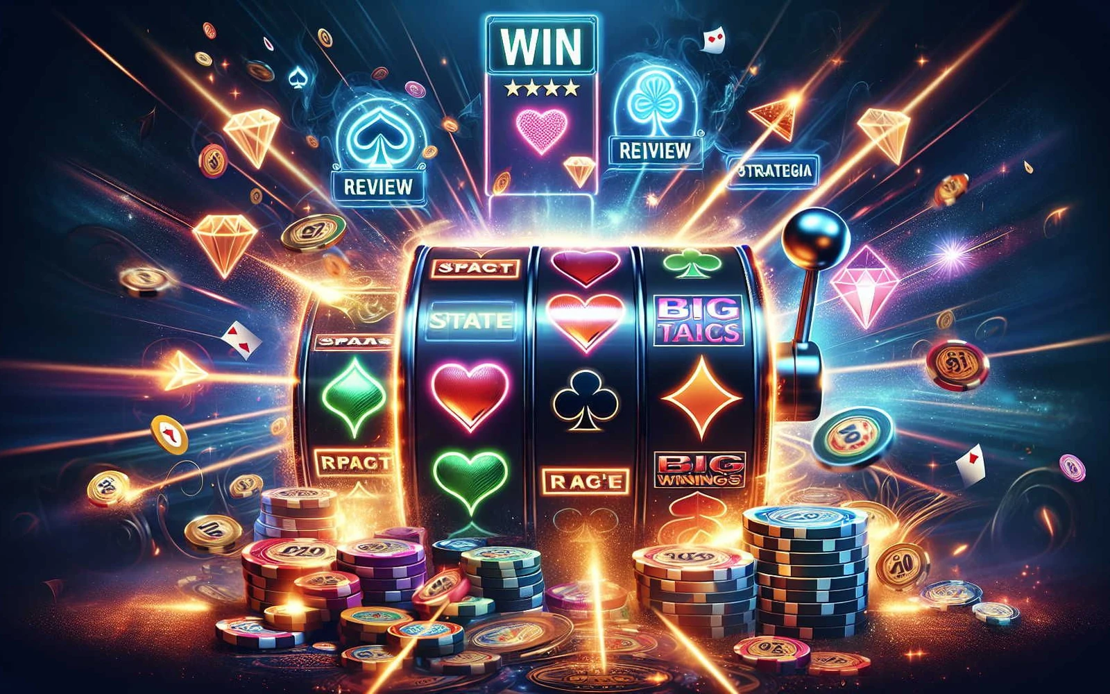 Reel slot digital dengan simbol bonus